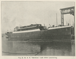 The R. M. S. P. (Royal Mail Steam Packet) "Berbice", just after launching