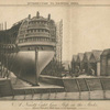 A ninety-eight gun ship on the stocks