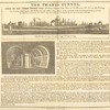 The Thames Tunnel. Open to the public every day (Sundays excepted) from nine in the morning, till six in the evening