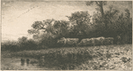 Paysage, soir.