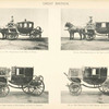 Fig. 22. - The "Glass coach of the Prince of Wales; Fig. 23. - Full dress landau of the Prince of Wales; Fig. 24. - Full dress chariot of Field Marshal the Duke of Cambridge; Fig. 25. - Full dress coach of Field Marshal the Duke of Cambridge. Great Britain.