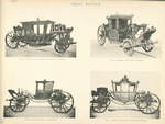 Fig. 26. - Coach of the Speaker of the House of Commons; Fig. 27. - Chariot of the Earl of Darnley; Fig. 28. - State chariot of George III; Fig. 29. - Coach of the Lord Chancellor of Ireland. Great Britain.