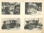 Fig. 42. - State coach, called "Du Bapteme", at the Trianon, Versailles; Fig. 43. - State coach, built for the Empress Marie Louise, at the Trianon, Versailles; Fig. 44. - Dress coach of the Empress Eugenie, at Franborough; Fig. 45. - State coach of the Empress Eugenie, at Franborough. France.