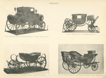 Fig. 46. - Travelling chariot of the Emperor Napoleon I. (Taken at Waterloo, 1815.); Fig. 47. - Coronation coach of the Emperor Napoleon I; Fig. 48. - Barouche of the Emperor Napoleon I. (Used at St. Helena.); Fig. 49. - Travelling barouche of the Emperor Napoleon III. (Taken at Sedan, 1871.). France.