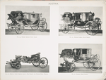 Fig. 74. - Modern Imperial state coach; Fig. 75. - Modern Imperial state chariot; Fig. 76. - Festival state carriage used by Her Majesty the Empress Marie Theresa; Fig. 77. Imperial dress landau. Austria.