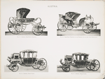 Fig. 78. - Imperial semi-state barouche; Fig. 79. - Semi-state phaeton of the Emperor (to be used with postillions); Fig. 80. - Imperial state coach; Fig. 81. - Imperial state coach. Austria.