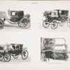 Fig. 94. - Coronation chariot of Queen Isabella II; Fig. 95. - Dress chariot of King Alphonso XII; Fig. 96. - Full dress chariot of Queen Isabella II; Fig. 97. - Sedan chair of Phillipe V. Spain.