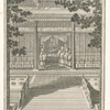 Cette Estampe représente la Salle extérieure du Temple de la Lumiere.