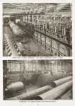 North end of main weldshop - The great stress-relief oven at right ; Fabrication of bubble-columns and pressure-vessels.