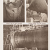 Welding tubes in large converter ; Rotators support and turn columns ; Motor-driven rotators, controlled by welder on column.
