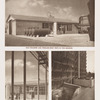 Heat-transfer and pressure-drop tests in this building ; Laboratory entrance ; Cooling-tower and water-pumps.