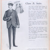 Class A: suits; No. 1. The new Bowdoin sack suit.