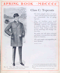 Class C: topcoats; No. 8. The new Boulevard topcoat.