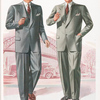 Model No. 927. Young men's two button stout model; Model No. 928. Conservative two button stout model.