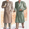 Model No. 929. Three button double-breasted overcoat, welt breast pocket, stitched edges; Model No. 930. Four button double-breasted overcoat, polo model, made to button on three buttons, split slives with tabs, patch pockets with flaps.