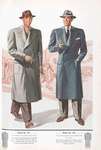 Model No. 931. Three button double-breasted ulster; Model No. 932. Stylish three button double breasted overcoat.