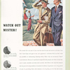 Watch out Mister! The Talon slide fastener... [Advertising the new way of trouser fasteners.]