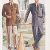 Model No. 117. Three-button university style; Model No. 118. Two-button university style; Model No. 119. Four-button university style.