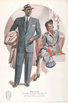 Model No. 201. Young men's two-button notch lapel sack.