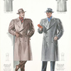 Model No. 233. Three-button double-breasted style; Model No. 234. Three-button double-breasted ulster; Model No. 235. Three-button double-breasted wrap-around raglan; Model No. 236. Three-button double-breasted raglan.