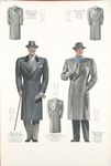 Model No. 241. Stylish three-button double-breasted dress model; Model No. 242. Two-button double-breasted model; Model No. 243. Dressy three-button double-breasted drape style; Model No. 244. Popular three-button single-breasted form-fitting model; Model No. 245. Smart fly front style.