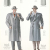 Model No. 237. Three-button single-breasted box model; Model No. 238. Three-button double-breasted model; Model No. 239. Three-button "pivot sleeve" topcoat; Model No. 240. Three-button double-breasted box model.
