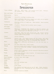 Specifications of the Speedster.