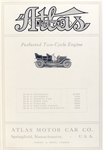 Atlas two-cycle motor cars; perfected two-cycle engine [Title page].