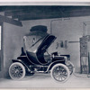 Showing rectifier installed and vehicle being charged.