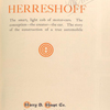 Herreshoff; Harry S. Houpt Co., New York City [Title page].