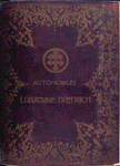Lorraine-Diétrich automobiles [Front cover].