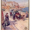 Société Lorraine Diétrich; [People travelling by their Lorraine Diétrich automobile at the seashore].