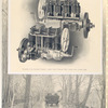 Franklin four-cylinder engine: upper view, exhaust side; lower view, intake side.