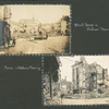 Street scene in Chateau Thierry ; Ruins in Chateau Thierry.