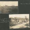 Ruins near Chateau Thierry. View of small town outside Chateau Thierry, near Belleau Woods.