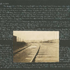 [Diary entries:] August 18, 1918; August 19, 1918; [photograph depicting railroad tracks and ammunition train at Chateau Thierry.]