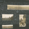[Diary entries:] September 7, 1918; [photographs depicting Chateau De Pierrfonds, Napoleon's castle, and haystacks in the countryside]