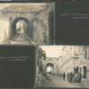 Inside of fort, showing one of the company streets. Inside of entrance to the fort showing Y.M.C.A.