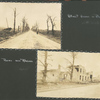 Street scene in Rheims; ruins near Rheims