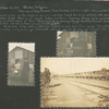 [Diary entries :] October 26, 1918 Staden, Belgium; [photographs depicting nurses holding loaf of bread, soldiers and troop train.]