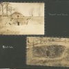 Dugout and trench; Shell hole