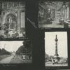 Bruselles; Salle de Restaurant, Hotel Metropole; Hotel Metropole; Rue DeTervueren; statues, promenade