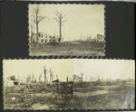 Photographs depicting ruins of a French village. (Toul, France?)