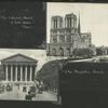 The cathedral, church of the Notre Dame, Paris; The Magdalen church