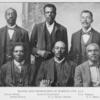 Mayor and councilmen of Hobson City, Ala., Young Pyles, Jesse Cunningham, Edw. Pearce, Peter Doyle, S. L. Davis, Mayor, C. C. Snow.