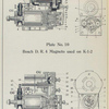 Plate No. 10 - Bosch D. R. 4 magneto used on K-1-2; Plate No. 11 - Bosch D.U. 4 magneto used on K-3-4 [Drawing].