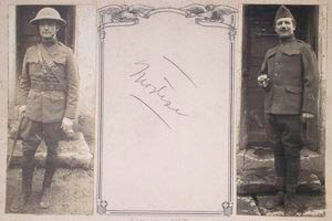Photographs of World War I battlefields, captured German installations and allied installations