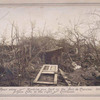 Rear view of machine gun nest in the Bois de Chaume, note pigeon cote to the right of entrance.