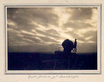 Night picture of searchlight.