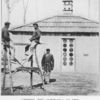 Riding the sawbuck at the Vicksburg guard-house.